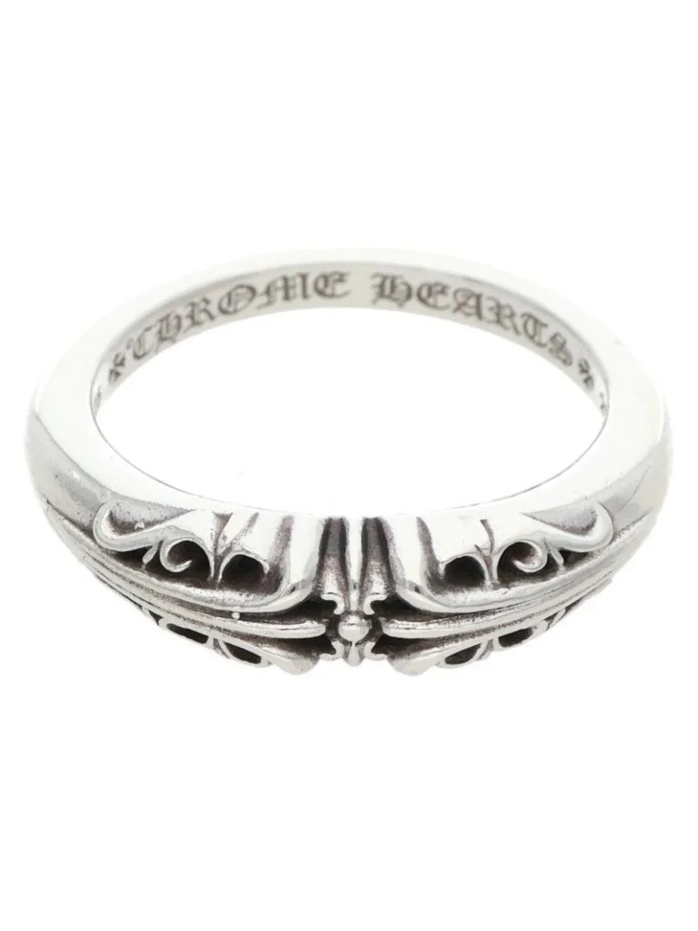 Chrome Hearts Baby Clsc Classic K&t Silver Ring